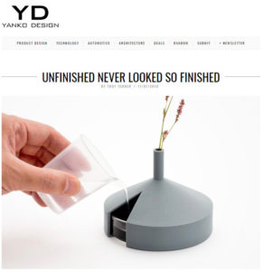 Unfinished vase by Kazuya Koike on YANKO DESIGN.